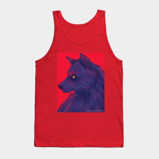 Wolf #3 Tank Top by DragonWinnie